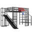 Lit mezzanine en métal avec bureau intégré-693569133