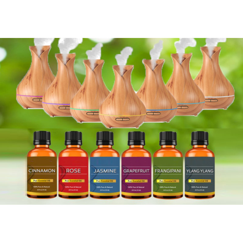 Diffuseur Alier Aromathérapie, Brun clair