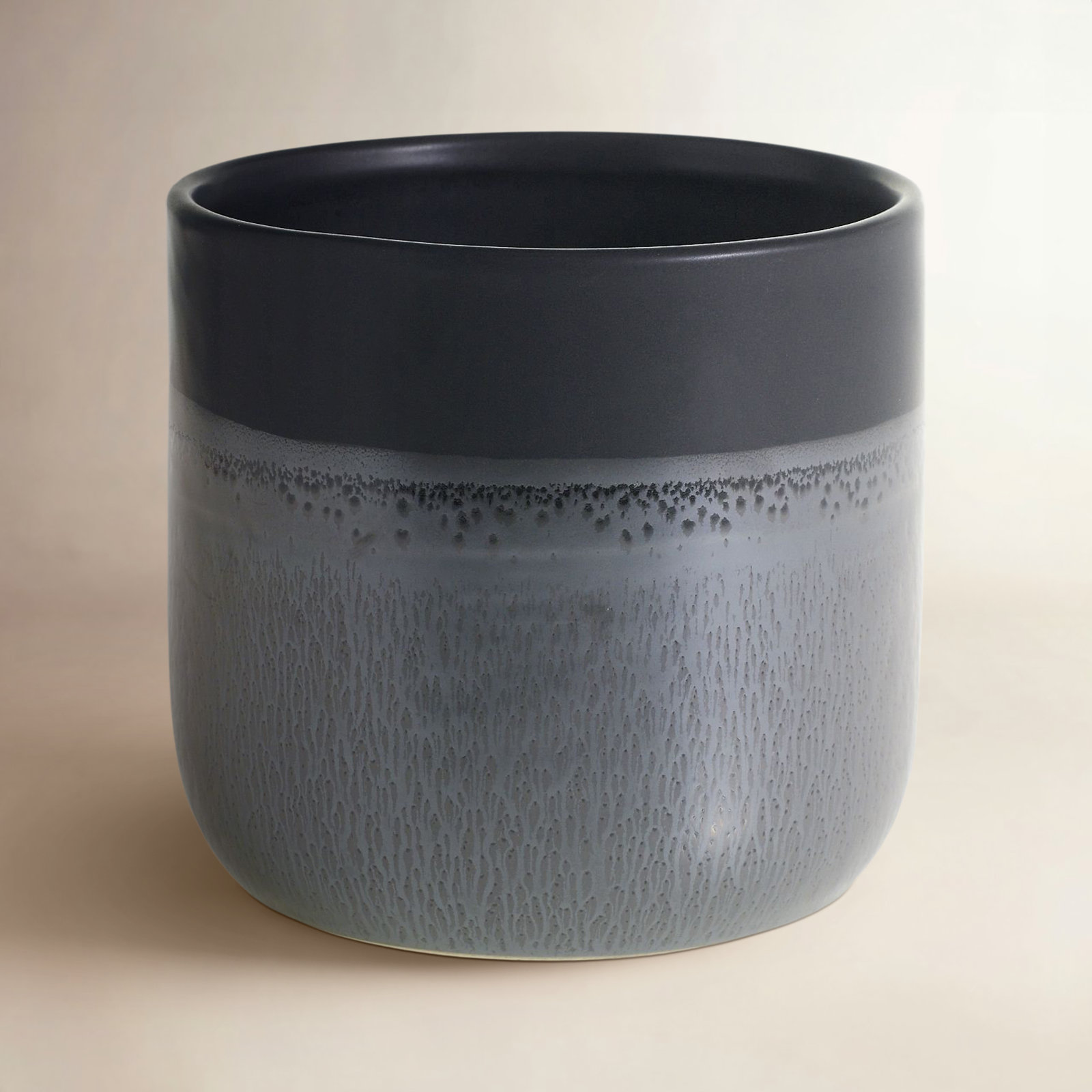Kebe Ceramic Pot Planter, 6.75" H x 7" W x 7" D