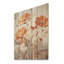 Fiery Blooms I orange et beige - souci sur bois-785235761
