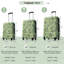 Valise à roulettes Hardshell 3 pièces avec valise TSA