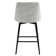 Betzalel Swivel Upholstered Counter Stool with Metal Frame