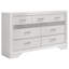 Ensemble de chambre double 4 pièces Maddielynn - blanc-181099033-181099037-185850734