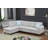 Accent Pillow - Equipped Sectional Sofa in Light Grey 2pc
