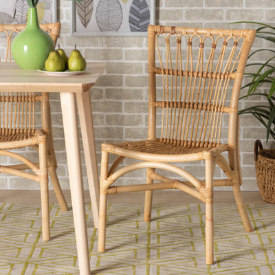 Modern Bohemian Rattan Dining Chair