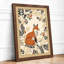 Fox in the Forest Boho - Framed Print-988105374-988105377