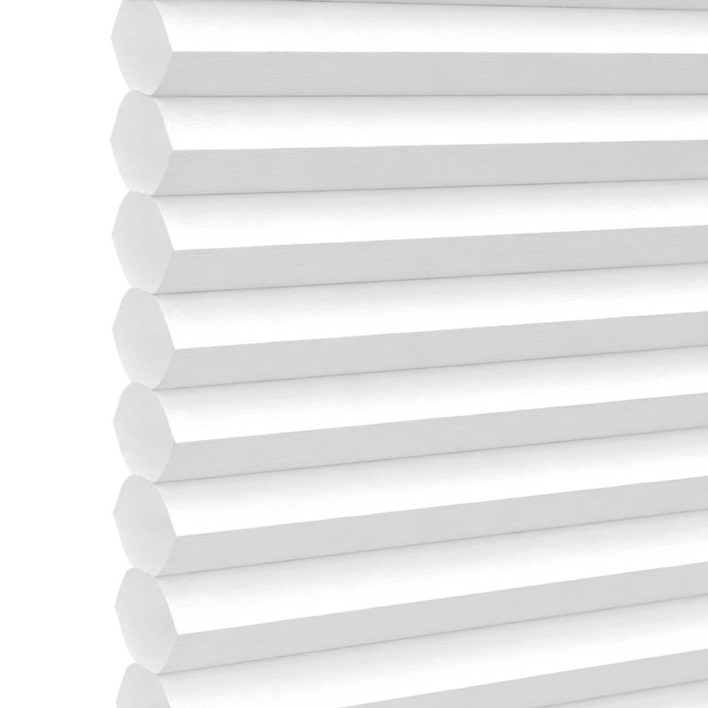 Cordless Semi Sheer Cellular shade, White, 20" W x 48" H