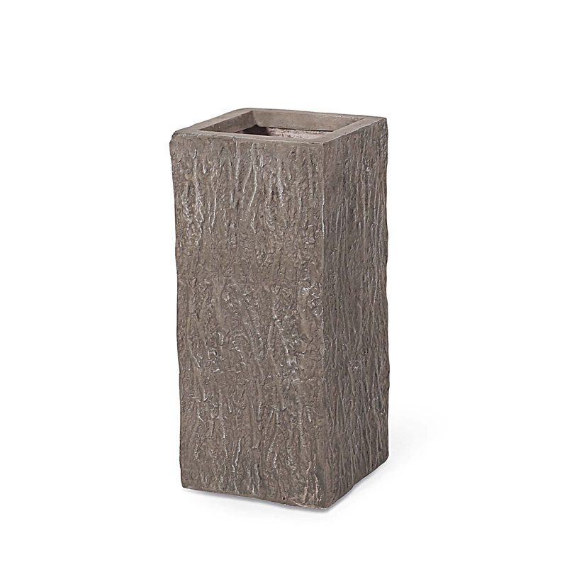 PLANTER, Rectangular shaped flowerpot.Planter pot, 20.28" H x 9.03" W x 8.97" D