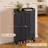 23.6" W Shoe Storage Cabinet with 2 Flip Drawers, 15 Pair Freestanding Large Capacity Shoe Cabinet-1074731194