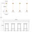 Luminaire suspendu pour cuisine 1 lumière