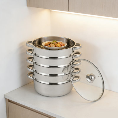 5-Tier Stainless Steel Steamer