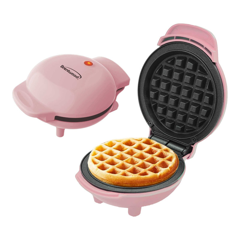 Brentwood Non-Stick 5 WaffleMaker, Pink