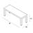 Suffern Powder Coated Aluminium Outdoor Bench-836030801