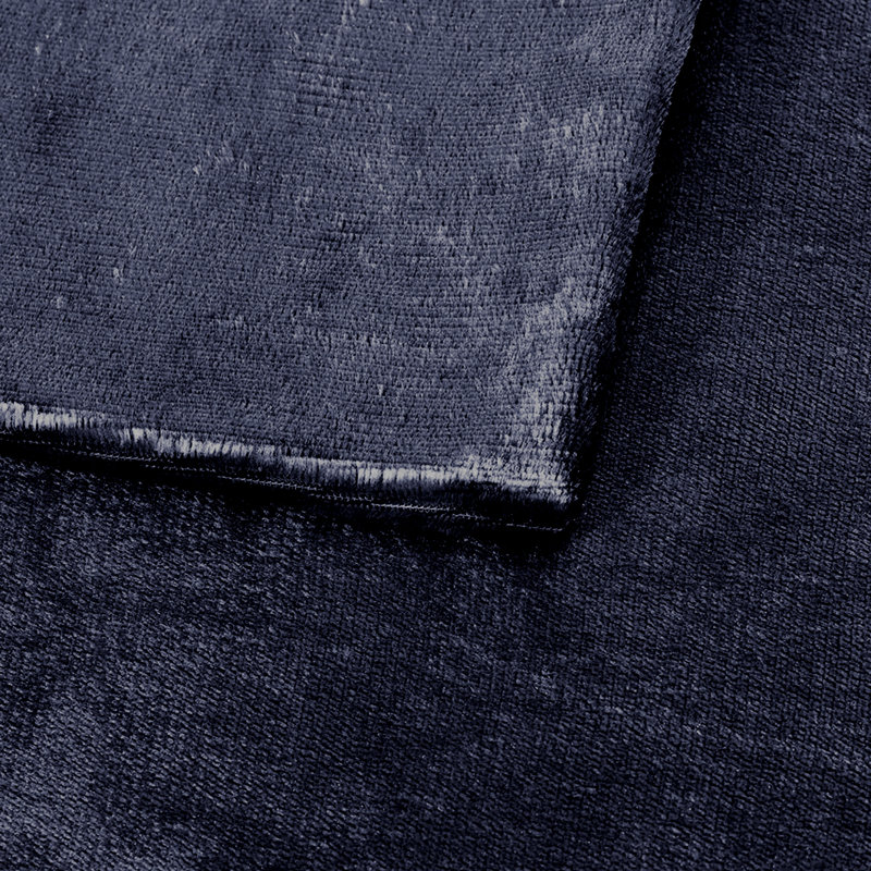 Heavy Crushed Velvet Cushion Cover, Charcoal