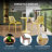 4-Person Outdoor Square Dining Set-1803354438