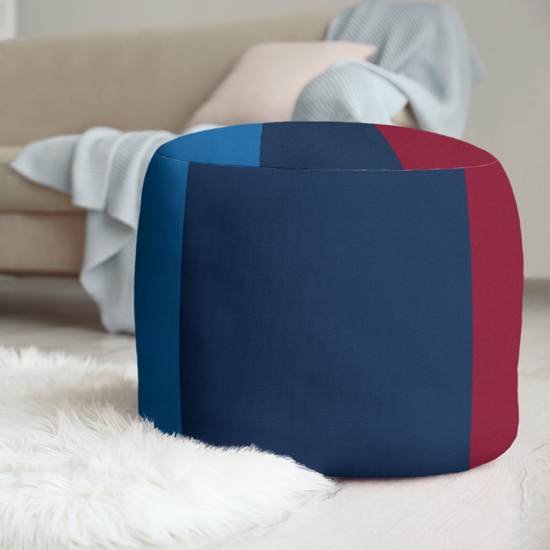 Repose-pieds repose-pieds rond 20,5", Bleu aviateur / bleu nuit polaire / rouge, Winnipeg