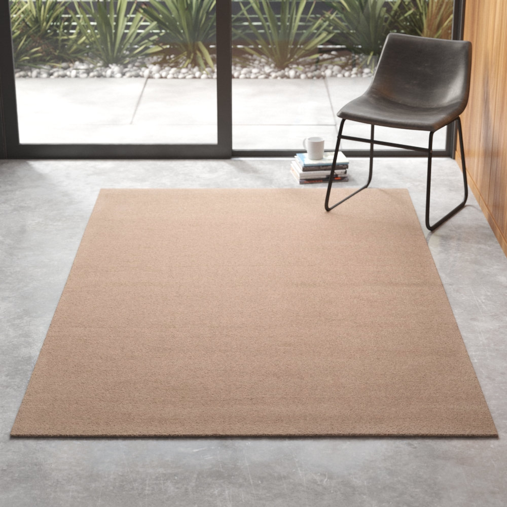 Crowe Doeskin Hand-Woven Wool Rug, Rectangle 9' x 13'