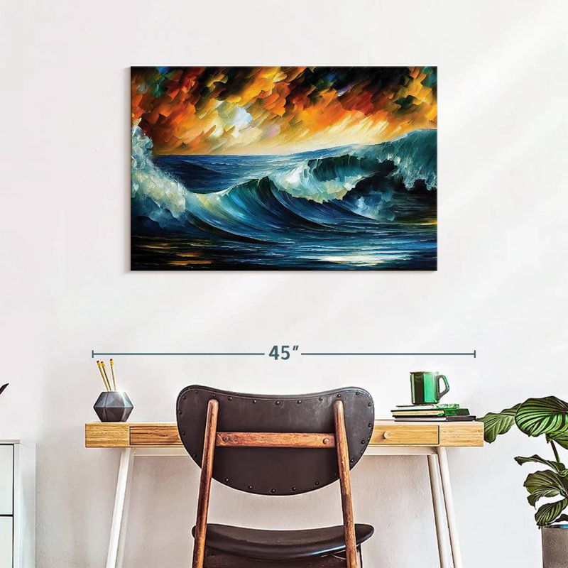 Gillard Wave II, 24" H x 36" W