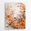 Aquarelle florale 50, art mural en métal beige-2109019916