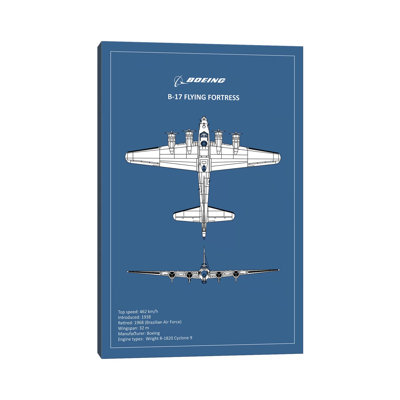 BP B17 FlyingFortress 1 Piece Wall Art on Canvas