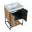 23.63'' Single Bathroom Vanity with Resin Top-2117036656