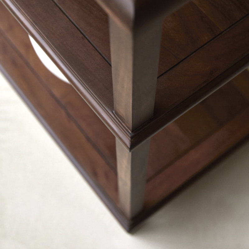Achille Solid Wood Console Table, 35.43" H x 40.55" W x 16.93" D