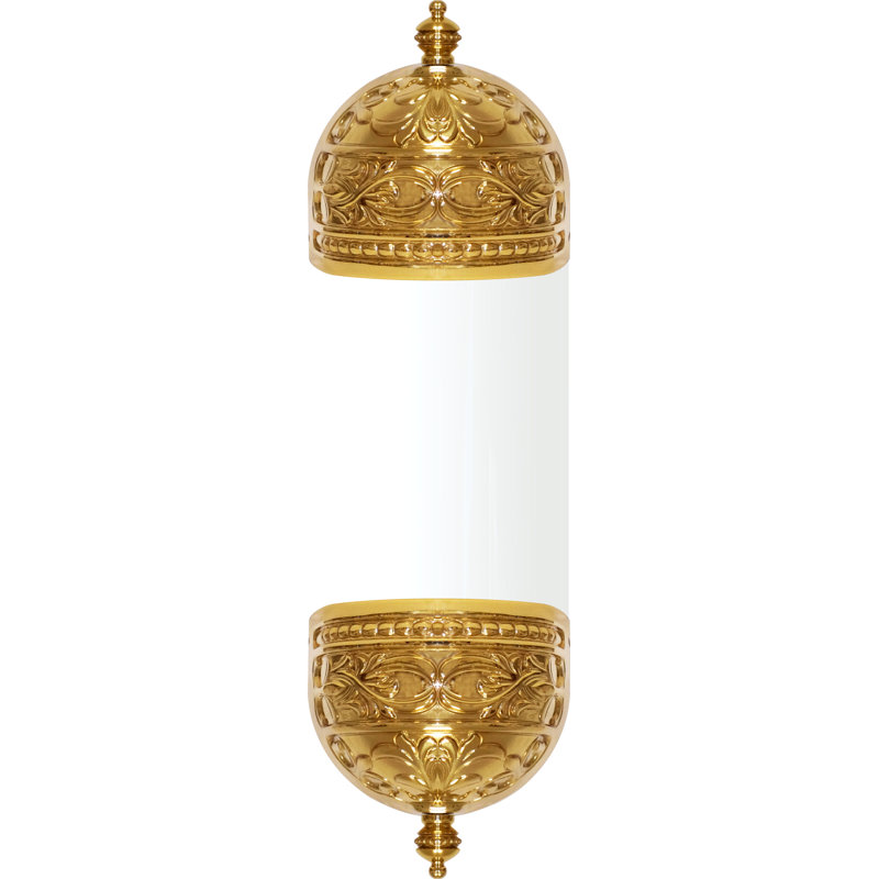 Fluellen Flush Mounted Sconce, Bright Gold