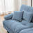 Cloud Couch Sectional Sofa For Living Room, Chenille 2 Seater With Pillows And Convertible Ottoman-1703760945-1703760946