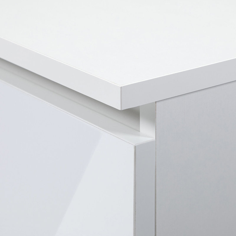 Latitude Run R60 office bookcase with drawers and four levels