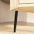 15.75" W Rattan Corner Cabinet With 2 Adjustable Shelves