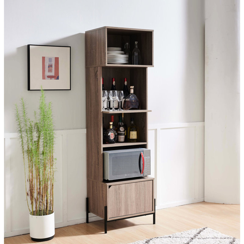 Kitchen Bakers Rack Look - Taupe foncé