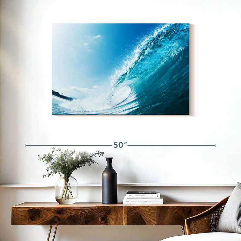 Gillard Clear Blue Wave, 24" H x 36" W