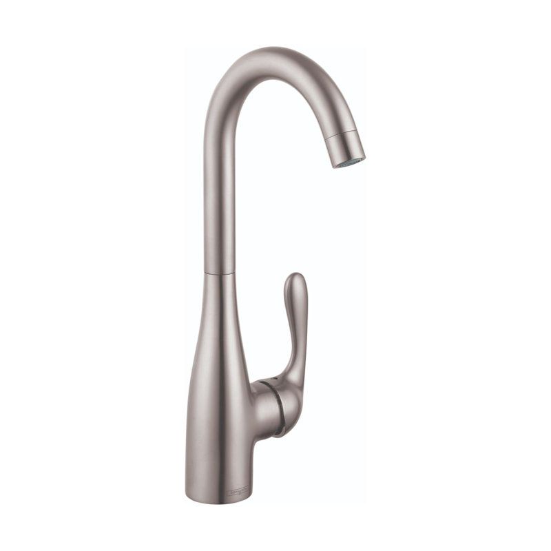 Robinet de bar Allegro E, Acier optique