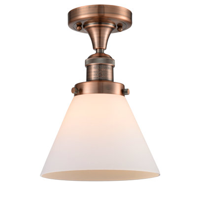 Plafonnier semi-encastré 1 lumière Cone