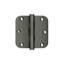 Deltana DSB35R53 3-1/2" x 3-1/2" x 5/8" Radius Hinges in Polished Brass Pair-1561334647