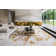 Echo Gold Round Area Rug