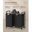 Dual Compartment Laundry Hamper with Removable Liners-2111092664