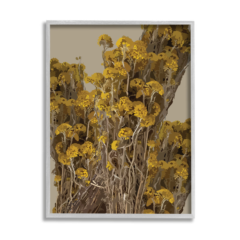 Bushels of Yellow Flowers - Impression sur toile, H 20 po x l 16 po x 1,5 po, Estampe numérique Farmhouse