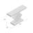 Mcnett 47'' Glass Top Console Table