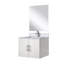 24 po L x P 22 po. Meuble-lavabo blanc brillant, comptoir en marbre, robinet, meuble-lavabo 18 pièces, matériau de fabrication avec résistance aux rayures et aux taches-1708455470-1708455464