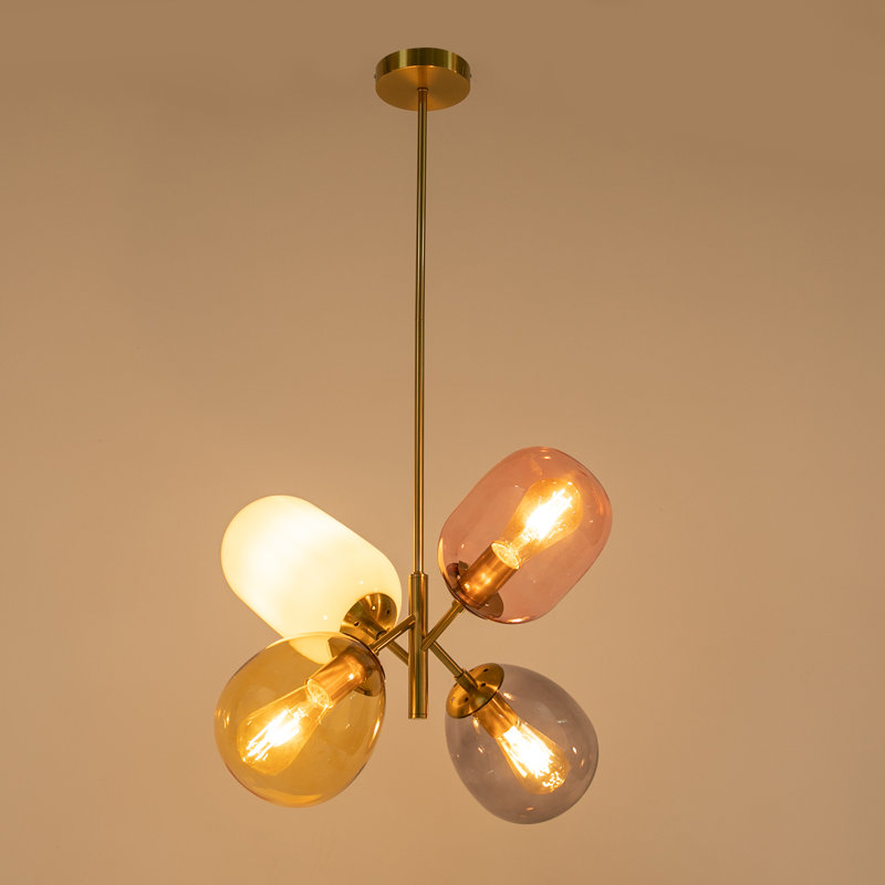 Durian 4 - Light Sputnik Modern Linear Chandelier