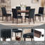 Chaises de salle à manger rembourrées en lin Bontrager-742460130
