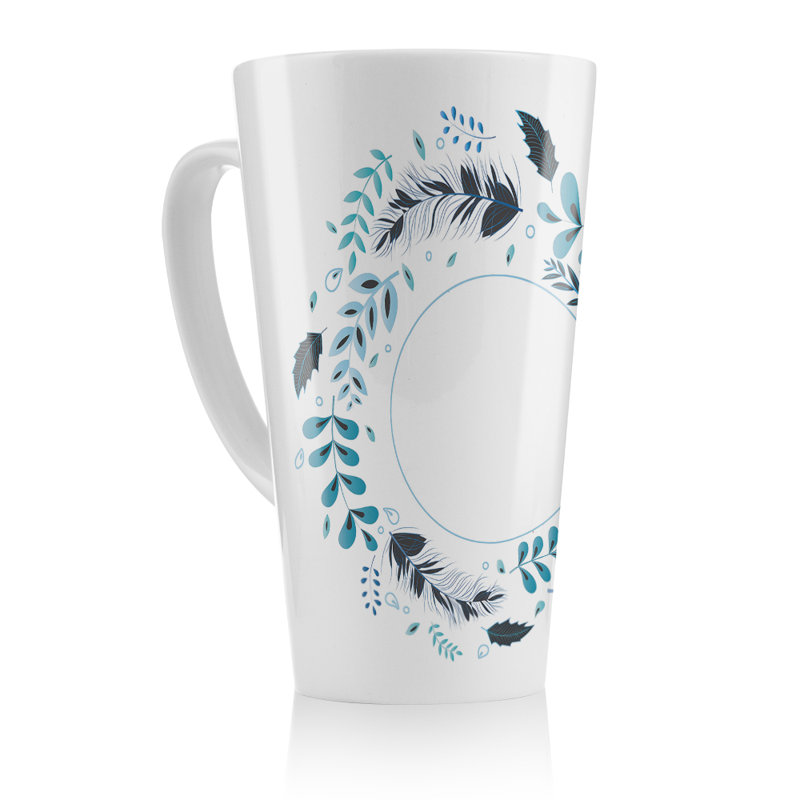 Leaves Frame Latte Mug