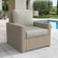 Chaise d'extérieur Henri avec coussins Sunbrella-1288751352