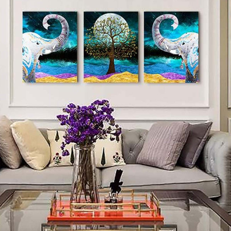 3 Piece Wrapped Canvas Wall Art
