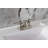 Kingston Brass Concord Two-Handle 3-Hole Deck Mount 4" Centerset Bathroom Faucet with Plastic Pop-Up-76987472