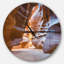 Horloge murale moderne Antelope Canyon Glow-34141132