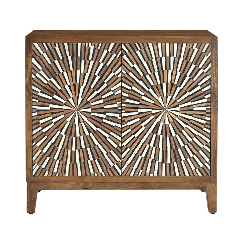 Sundri Solid Wood Accent Cabinet