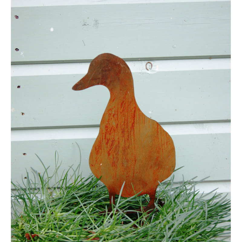 Mercersville Metal Animals Garden Stake, Brown