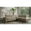 Manhattan Genuine Leather Reclining Corner Sofa-160934094-160934095